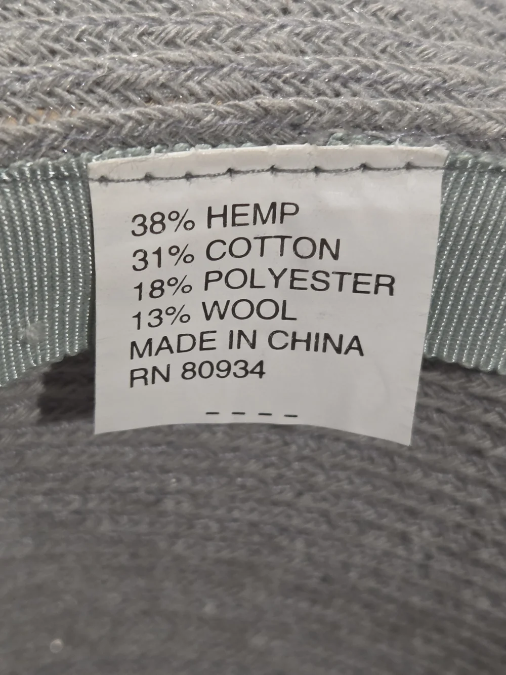 August Hats Gray Hemp Blend Plaid Band Boater Hat